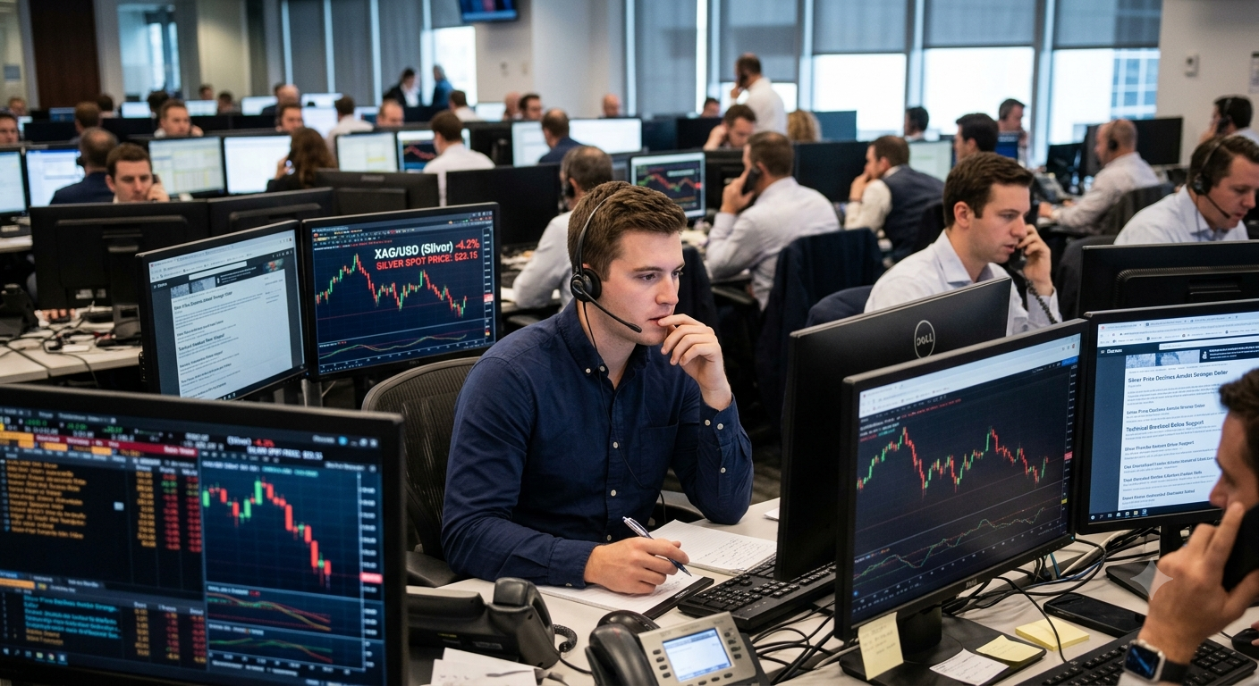 Silver Price Today Why XAGUSD Is Falling and What Traders Should Watch Next