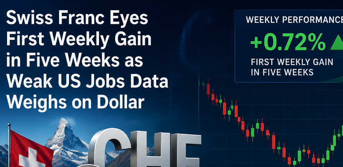 Swiss Franc Eyes First Weekly Gain in Five Weeks as Weak US Jobs Data Weighs on Dollar