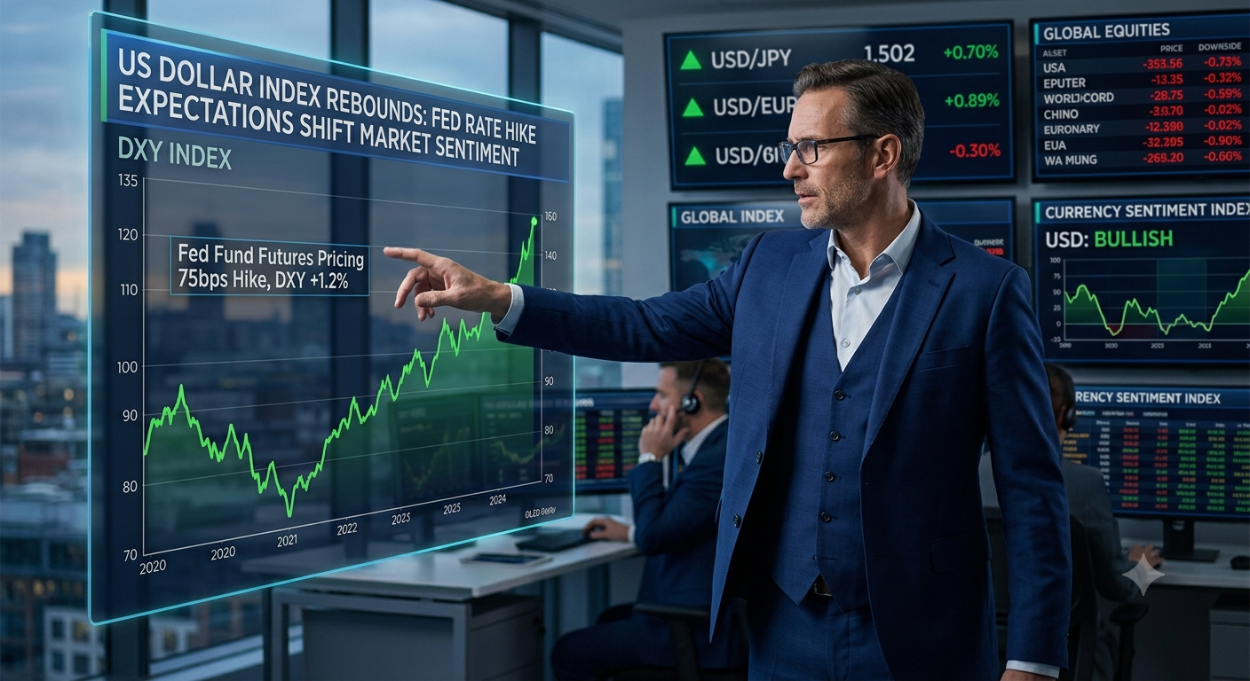 US Dollar Index Rebounds as Fed Rate Hike Expectations Shift Market Sentiment