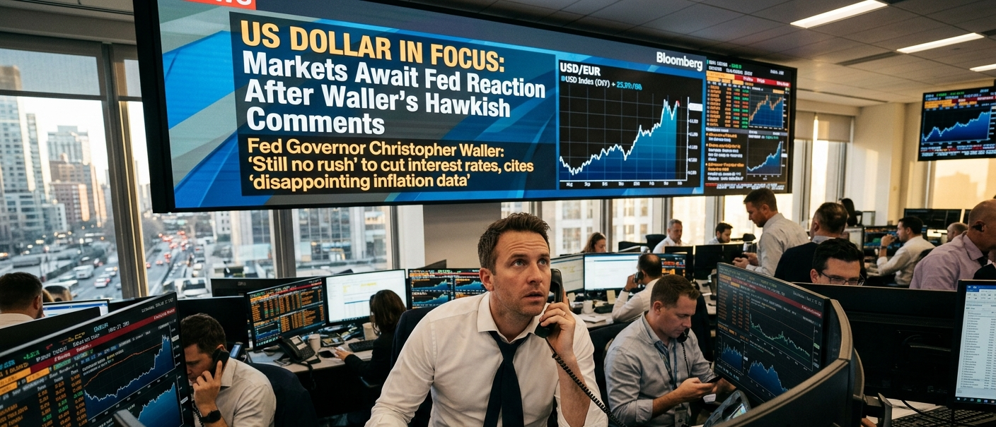 US Dollar in Focus as Markets Await Fed Reaction After Waller's Hawkish Comments