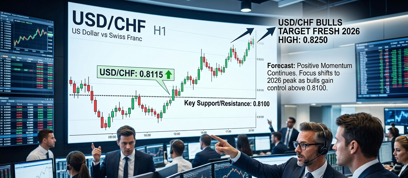 USDCHF Price Forecast Pair Climbs Back Above 0.8100, Bulls Target Fresh 2026 High