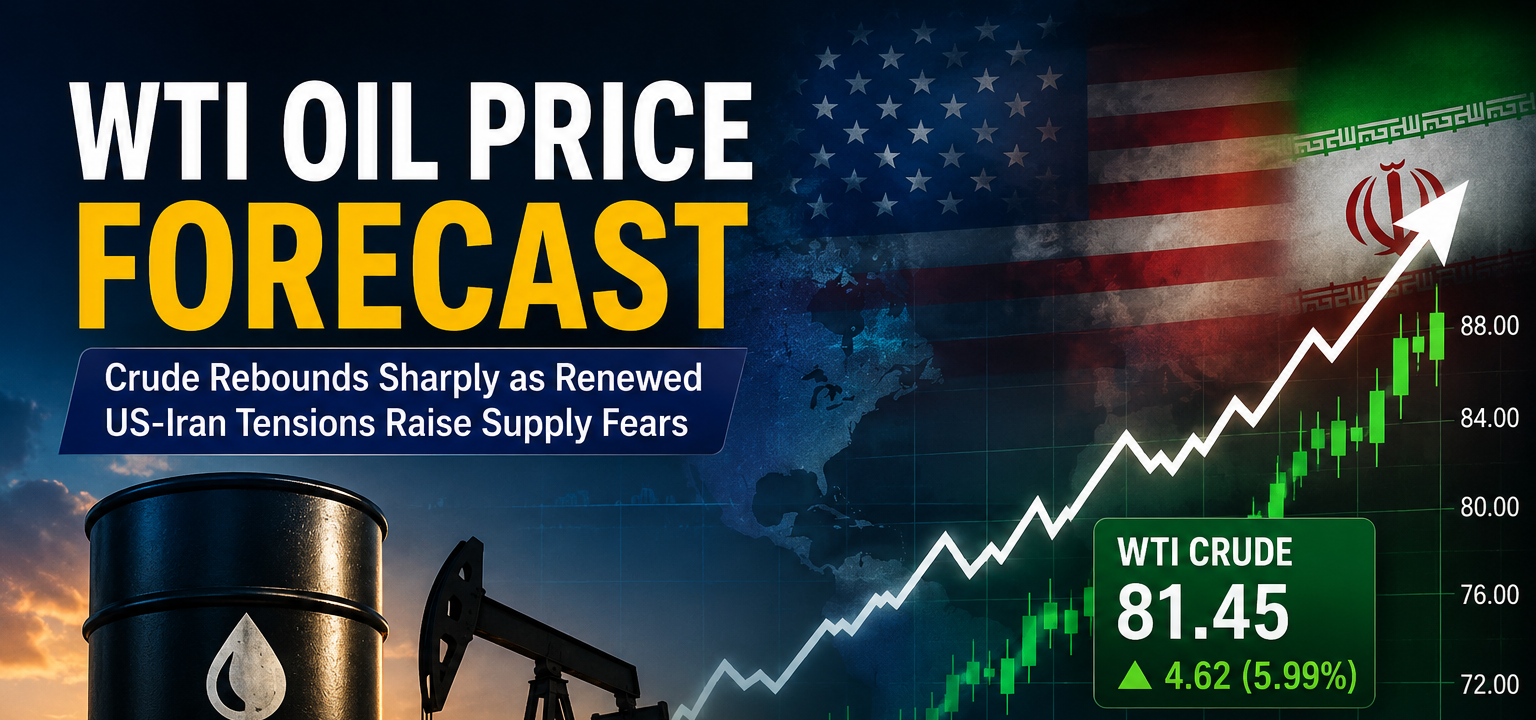 WTI Oil Price Forecast: Crude Rebounds Sharply as Renewed US-Iran Tensions Raise Supply Fears