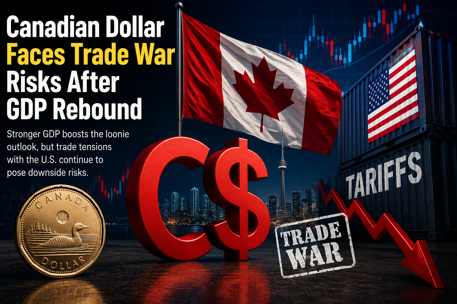 Canadian Dollar Faces Trade War Risks After GDP Rebound