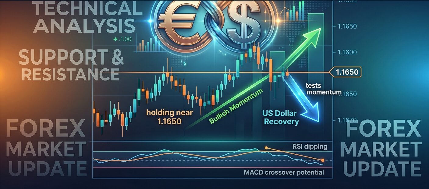 EURUSD Price Forecast Euro Holds Near 1.1650 as US Dollar Recovery Tests Bullish Momentum