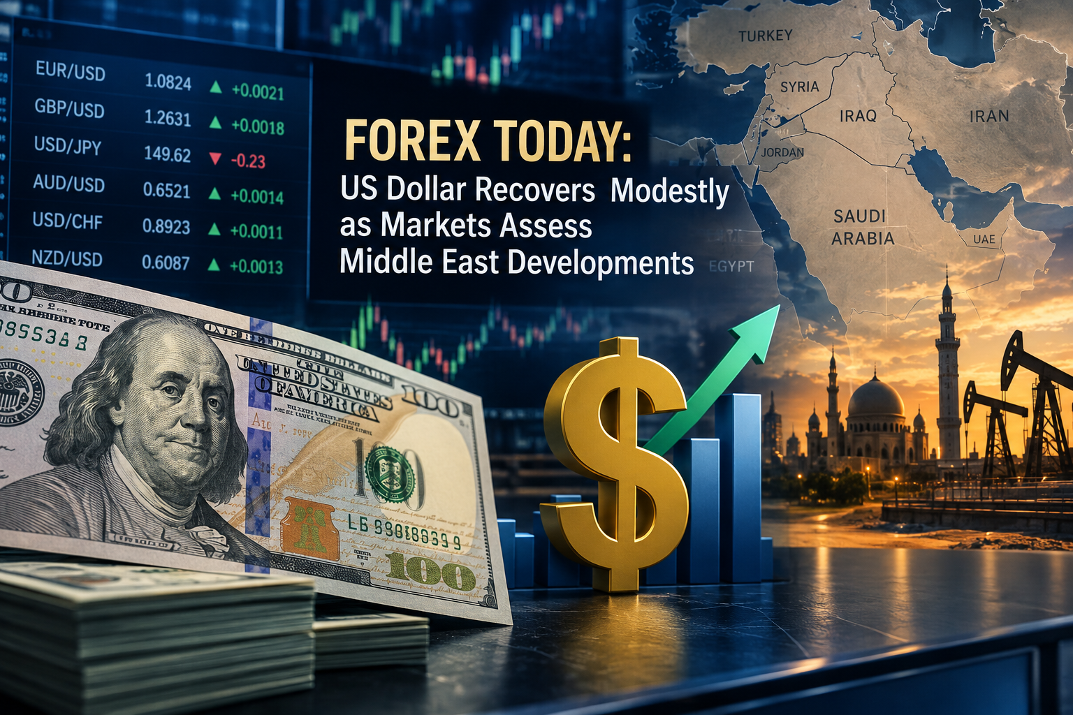 Forex Today US Dollar Recovers Modestly as Markets Assess Middle East Developments