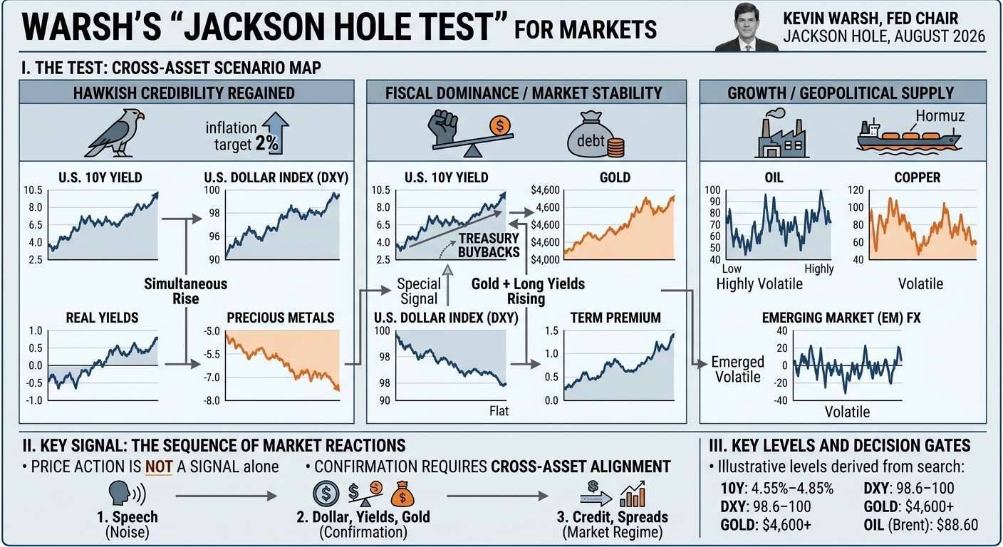 Warsh’s Jackson Hole Test for Markets
