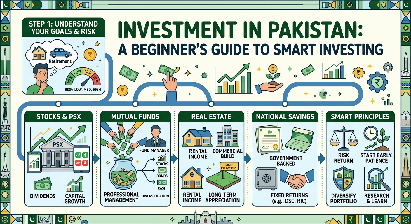Investment in Pakistan: A Beginner’s Guide to Smart Investing
