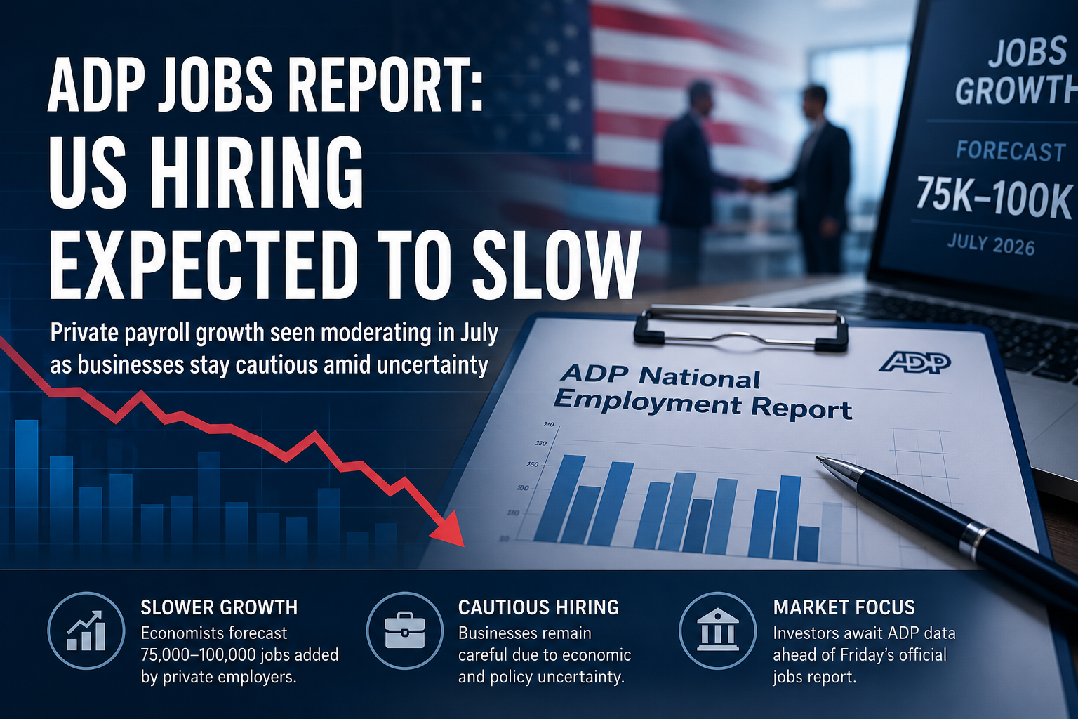ADP Jobs Report US Hiring Expected to Slow