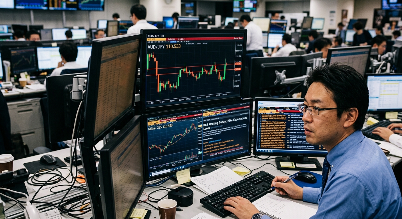 AUDJPY Holds Near 110.55 Before BoJ Hike