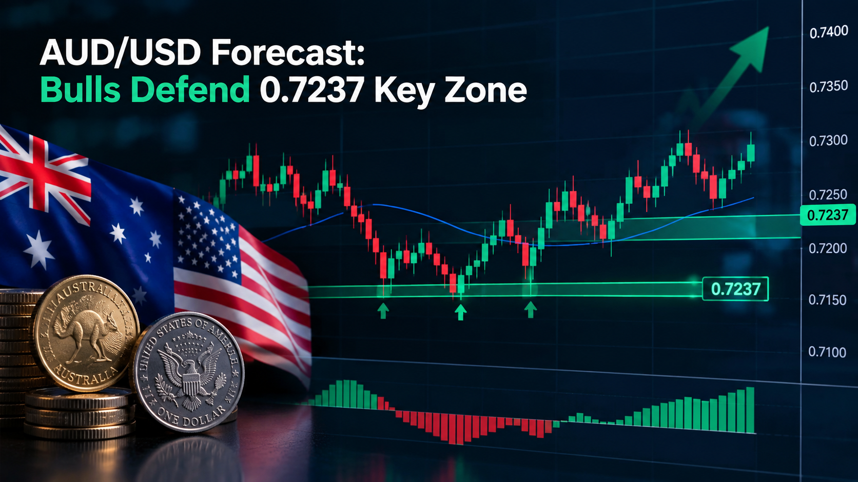 AUDUSD Forecast Fed Bets Pressure Bulls