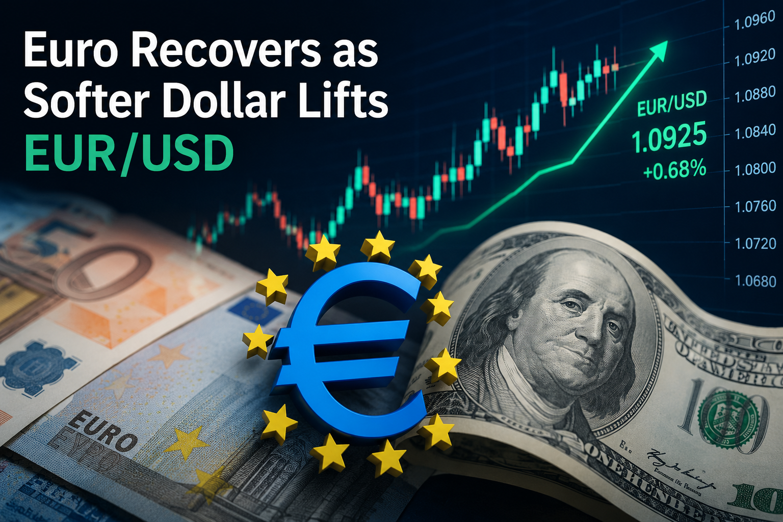 Euro Recovers as Softer Dollar Lifts EURUSD