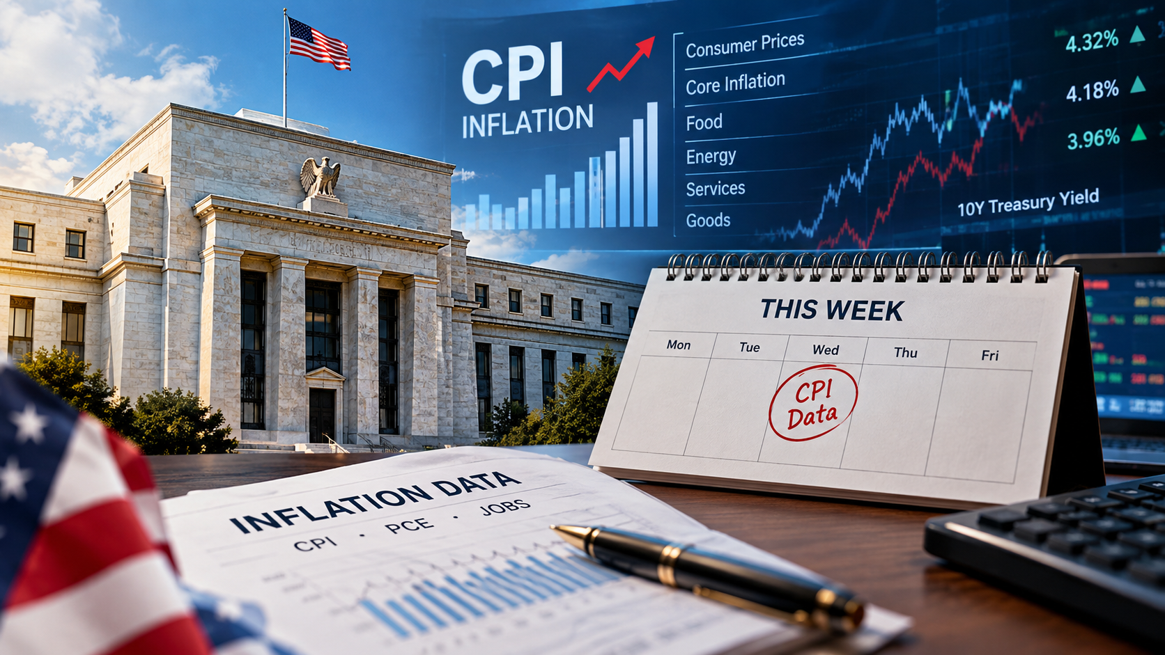 Fed Policy Hinges on US Inflation Data This Week