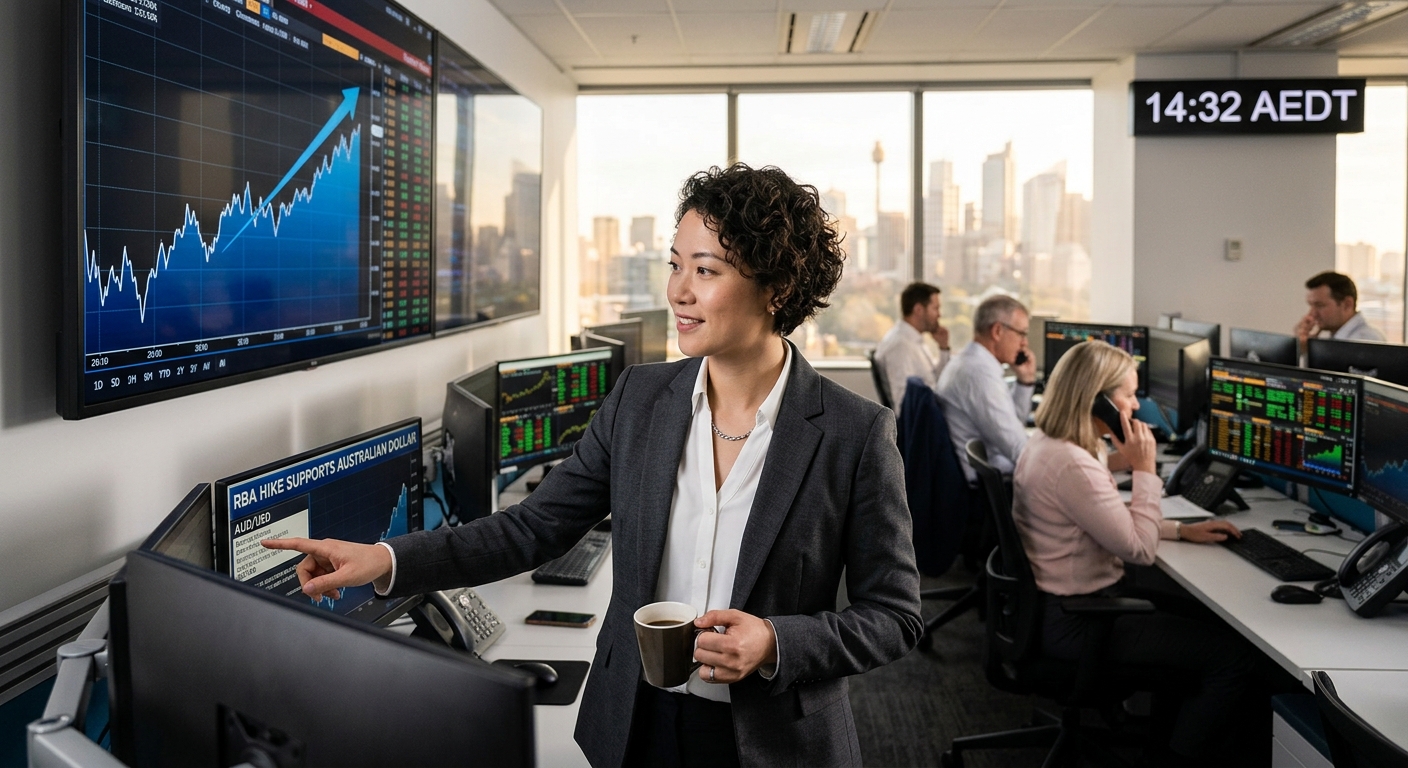 RBA Hike Supports Australian Dollar