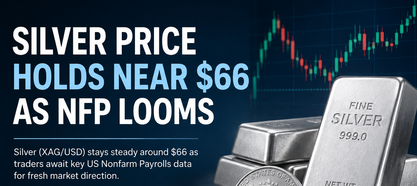 Silver Price Holds Near $66 as NFP Looms