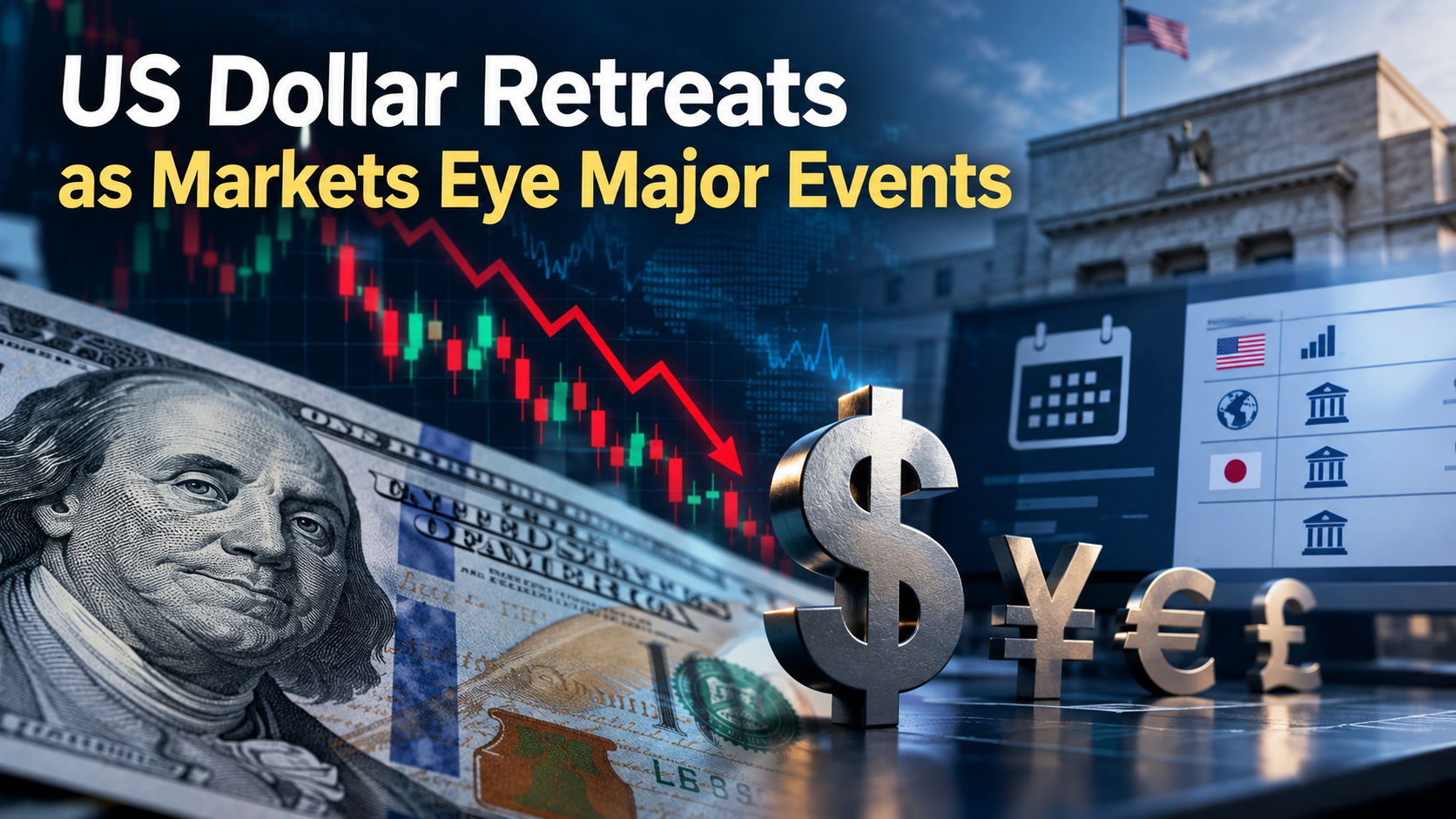 US Dollar Retreats as Markets Eye Major Events