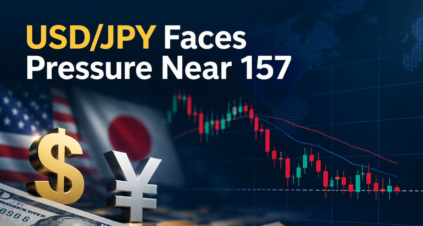 USDJPY Faces Pressure Near 157