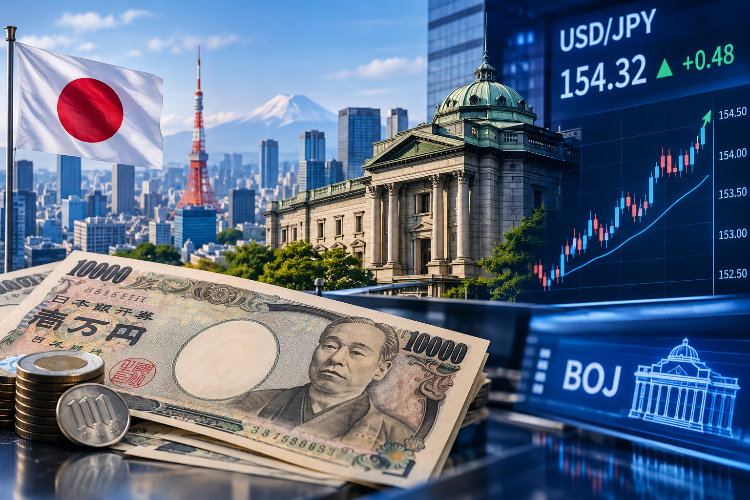 Yen Gains as BoJ Guidance Takes Center Stage