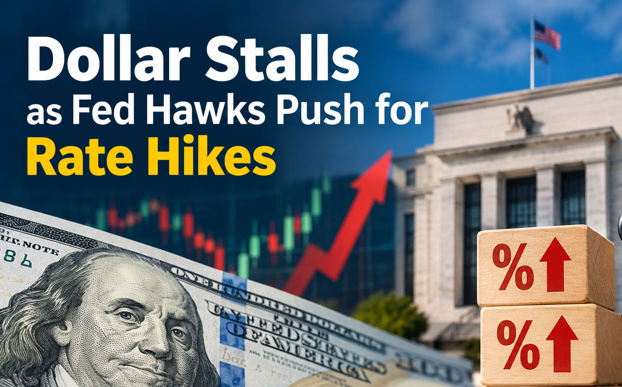 Dollar Stalls as Fed Hawks Push for Rate Hikes