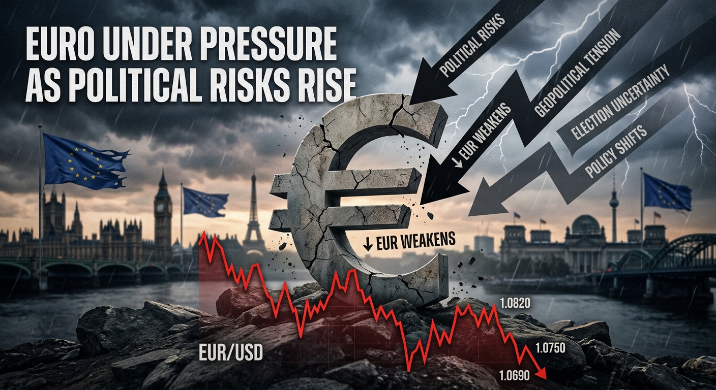Euro Under Pressure as Political Risks Rise