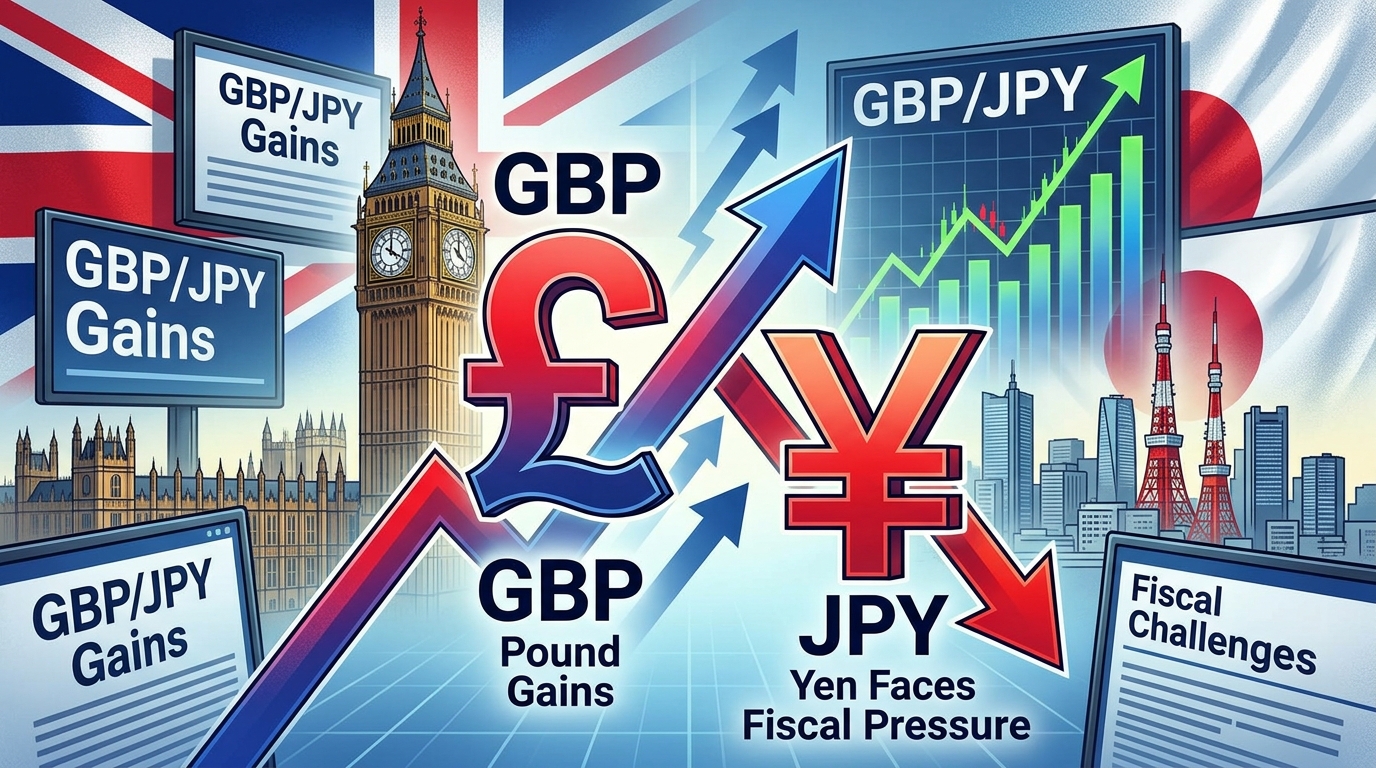 GBPJPY Gains as Yen Faces Fiscal Pressure