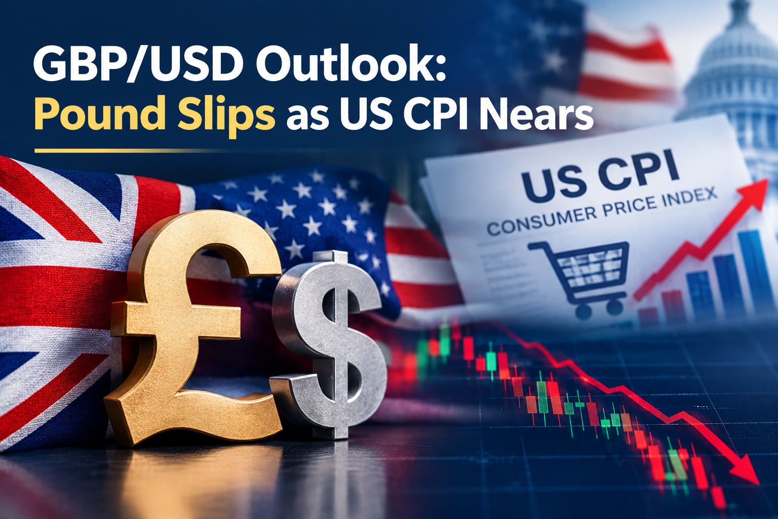 GBP/USD Outlook: Pound Slips as US CPI Nears