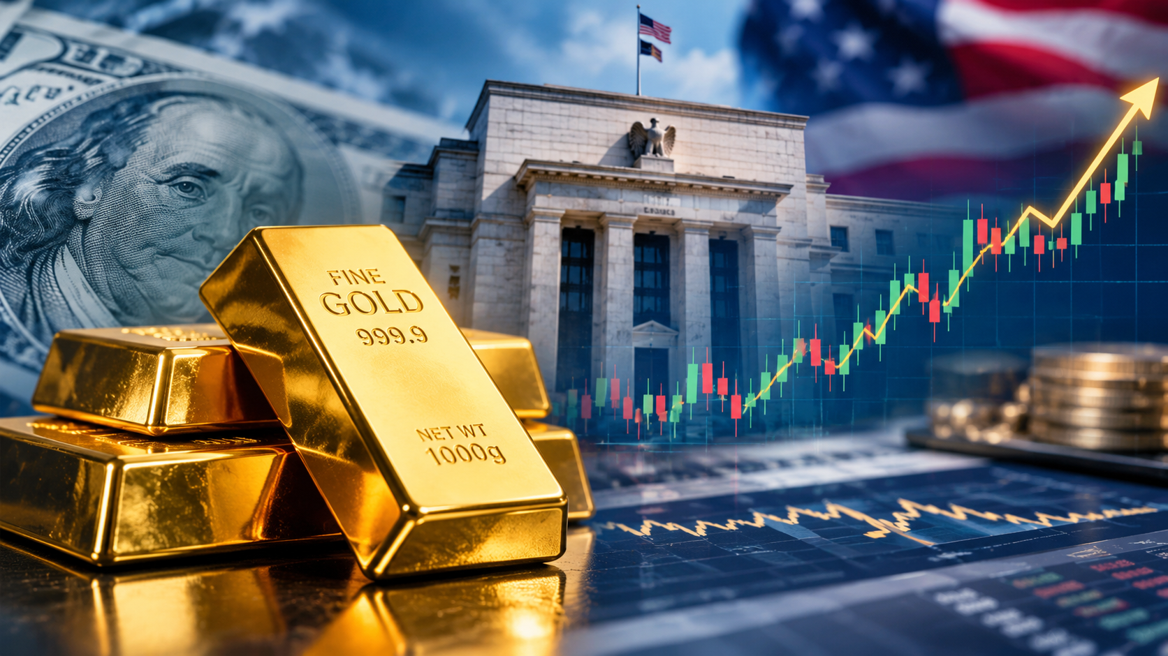 Gold Rises as Markets Reassess Fed Rate Outlook