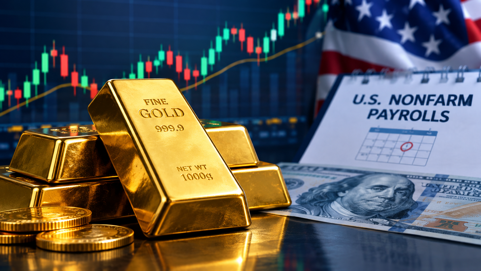 Gold Set for Weekly Drop as Traders Await US Jobs Data