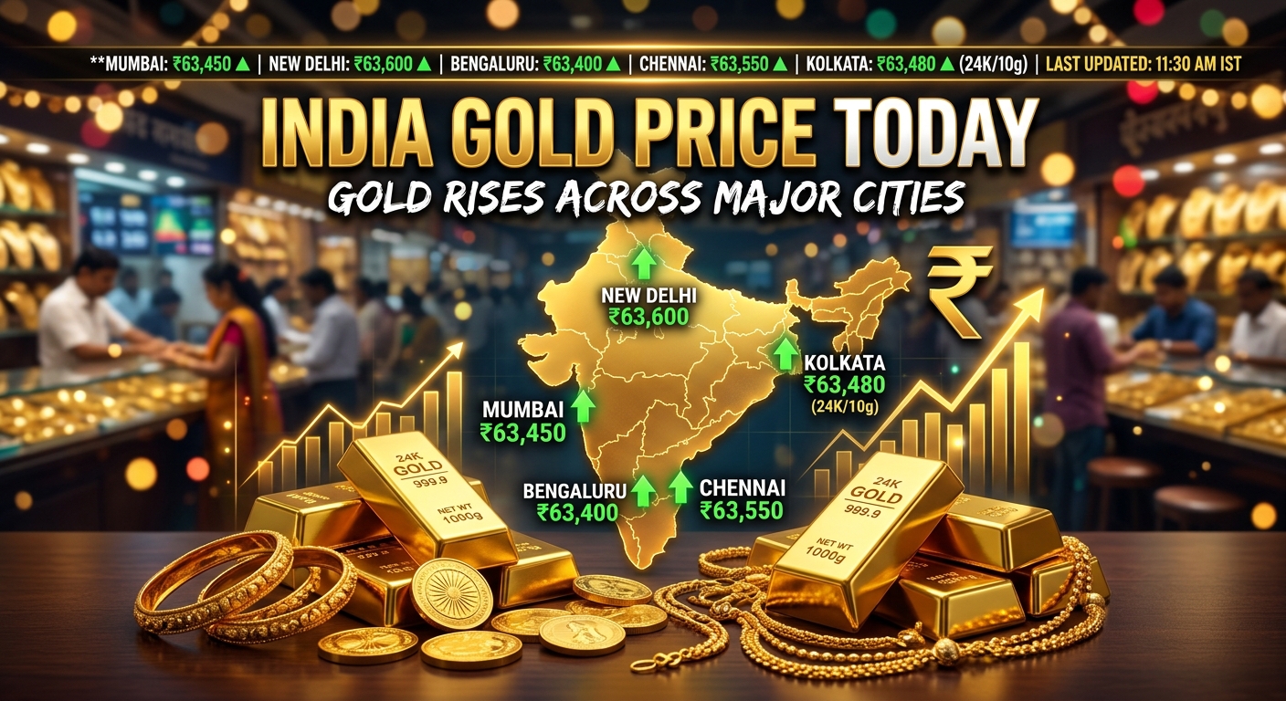 India Gold Price Today Gold Rises Across Major Cities