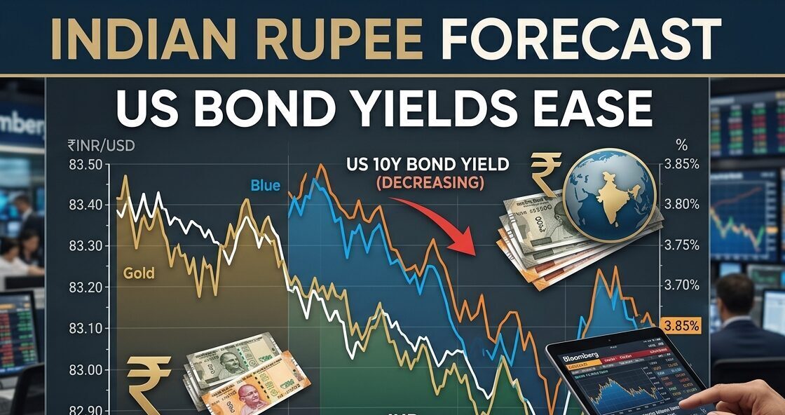 Indian Rupee Forecast US Bond Yields Ease