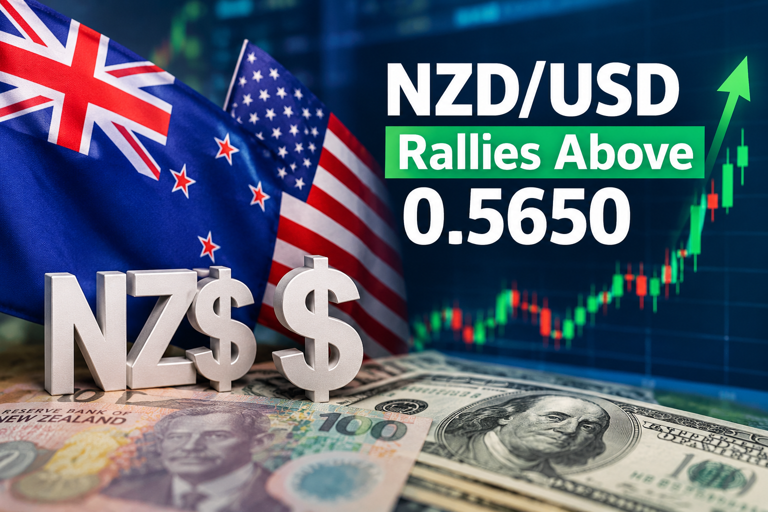NZD/USD Rallies Above 0.5650