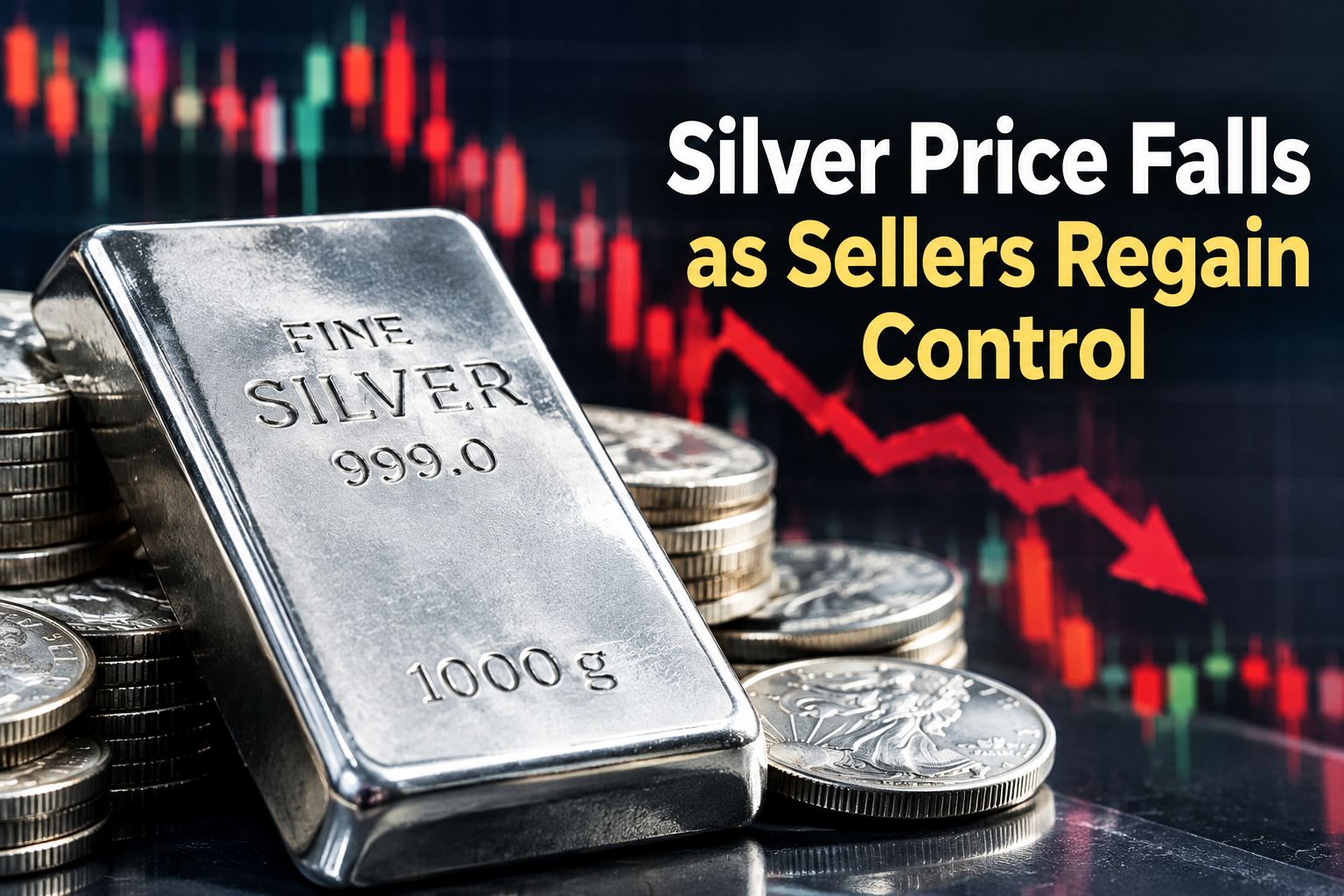 Silver Price Falls as Sellers Regain Control