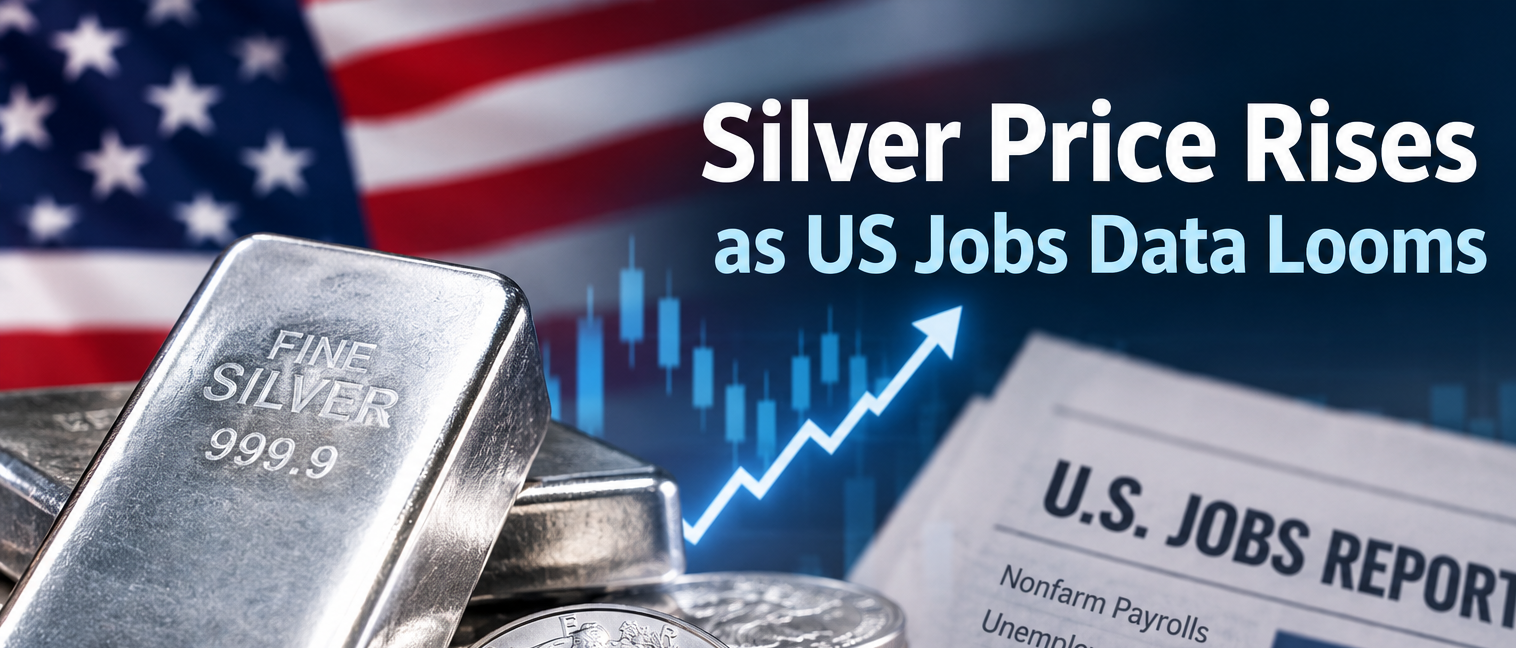Silver Price Rises as US Jobs Data Looms