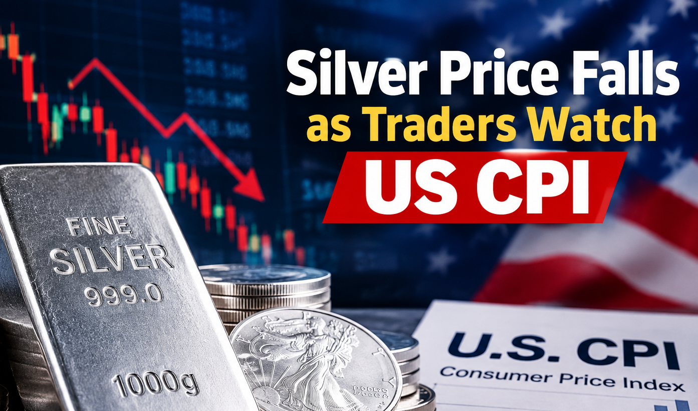 Silver Price Falls as Traders Watch US CPI