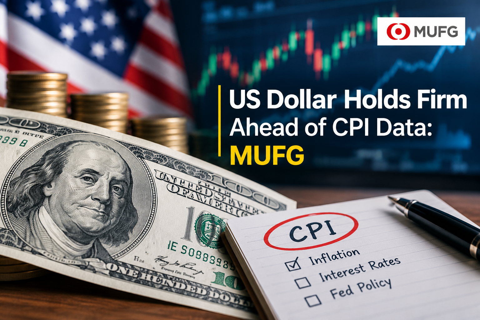 US Dollar Holds Firm Ahead of CPI Data: MUFG