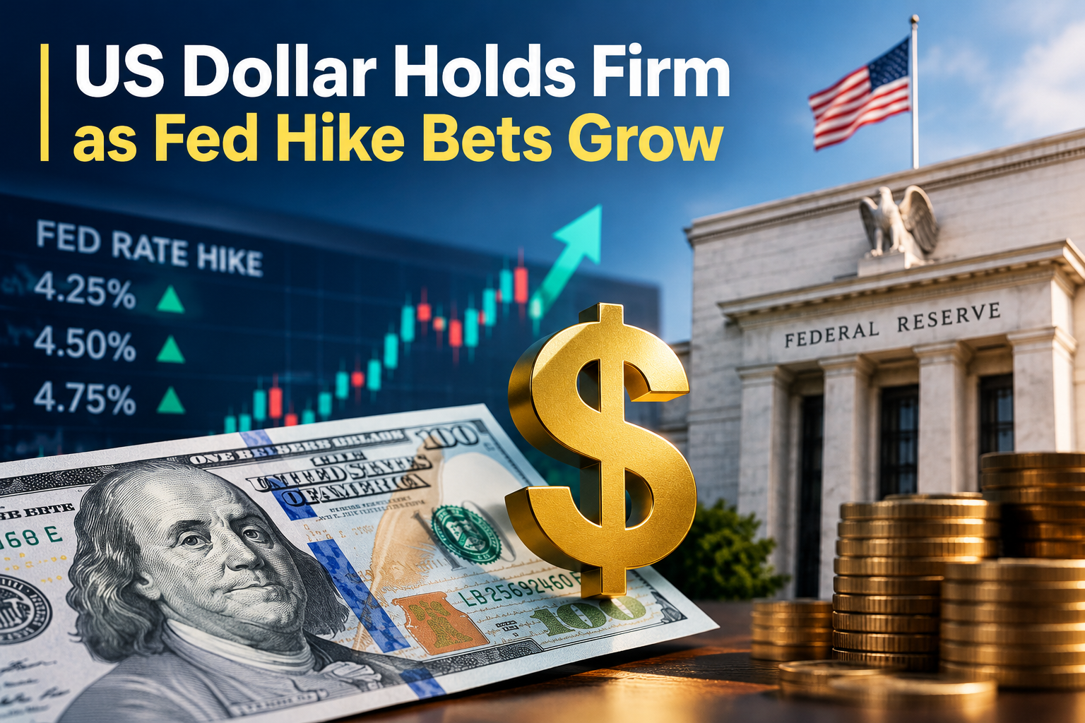 US Dollar Holds Firm as Fed Hike Bets Grow