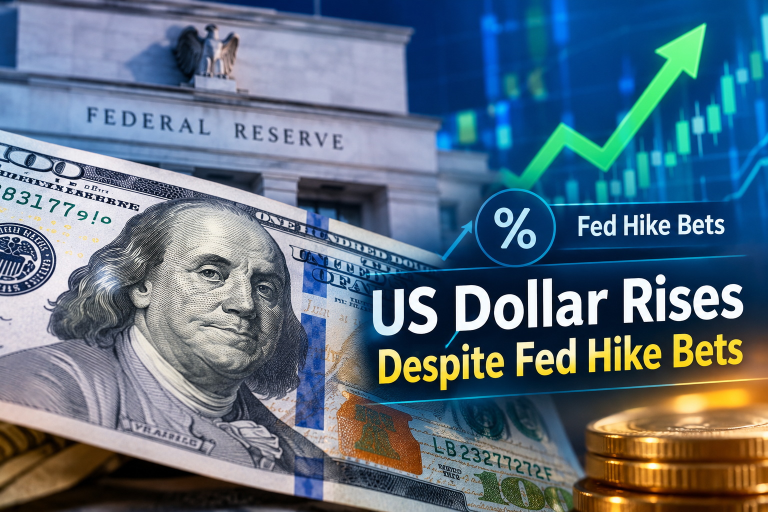 US Dollar Rises Despite Fed Hike Bets