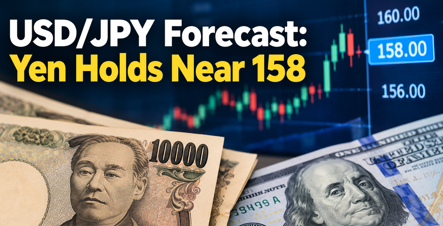 USD/JPY Forecast: Yen Holds Near 158